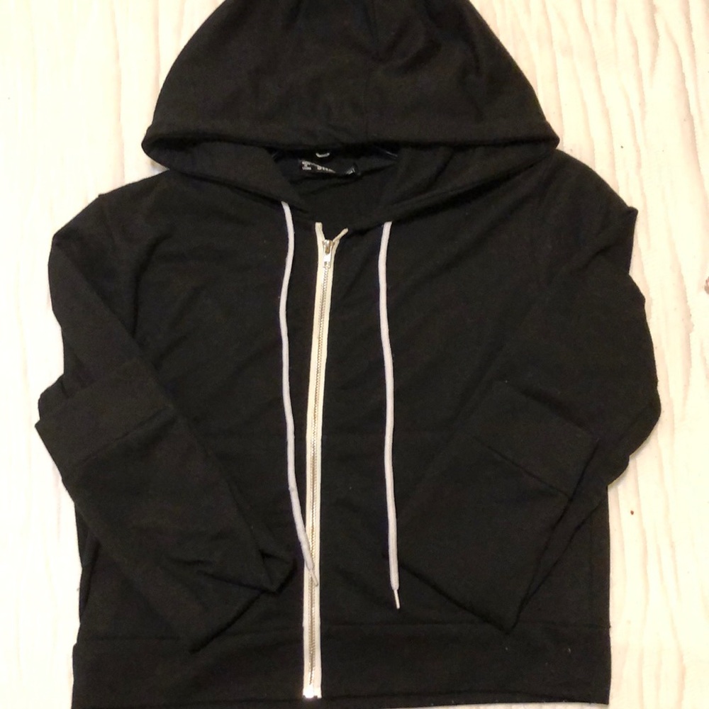 Crop top zip up